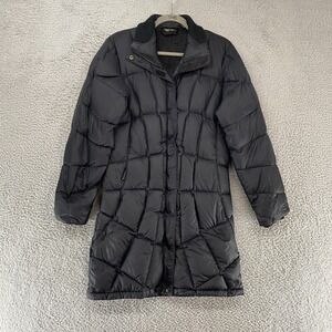Mountain Hardwear Down Puffer Jacket Womens Small Long Zip Up Winter‎ Parka